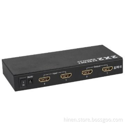 HDMI Amplifier Splitter Inputs could be switched between two HDMI Sour